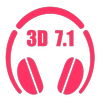 Music Player 3D Surround 7.1-icoon