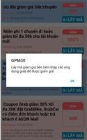 Grab Khuyến Mãi - Mã Giảm Giá Grab - Grab capture d'écran 2