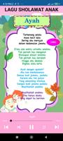 Lagu Anak Muslim Sholawat Nabi স্ক্রিনশট 2