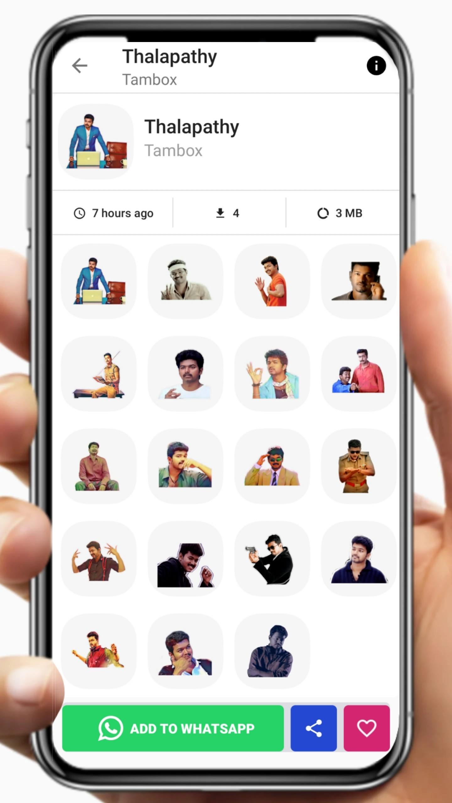 Thalapathy Vijay Stickers For Android Apk Download