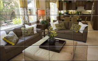 Tile Puzzle Home Interior पोस्टर