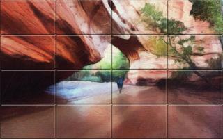 Tile Puzzle Digital Paintings पोस्टर