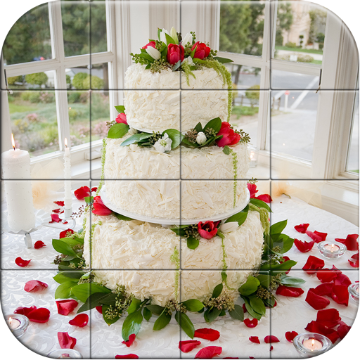 Tile Puzzle Wedding Cake