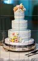Tile Puzzle Wedding Cake Affiche