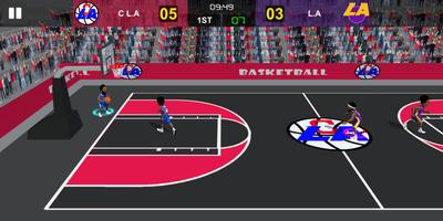 Basketball Slam Stars 2v2 syot layar 1