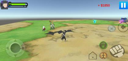 Ninja War Fight 3D تصوير الشاشة 1