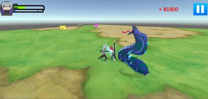 Ninja War Fight 3D capture d'écran 2