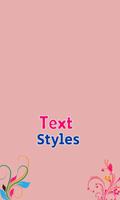 Text Styles Affiche