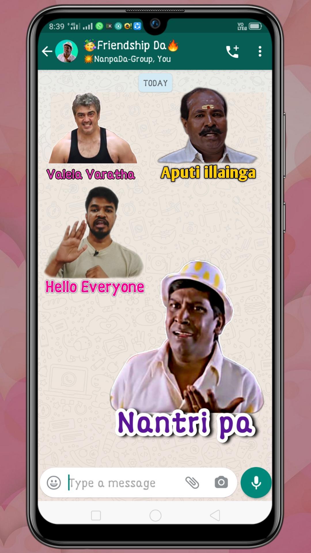 Tamil stickers for whatsapp, Tamilmoji Sticker App for Android - APK