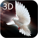 Dove 3D Live Wallpaper أيقونة