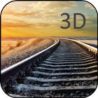 Railway 3D Live Wallpaper आइकन
