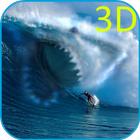 La vague 3D Live Wallpaper icône