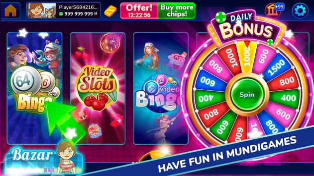 MundiGames - Slots, Bingo, Poker, Blackjack & more poster