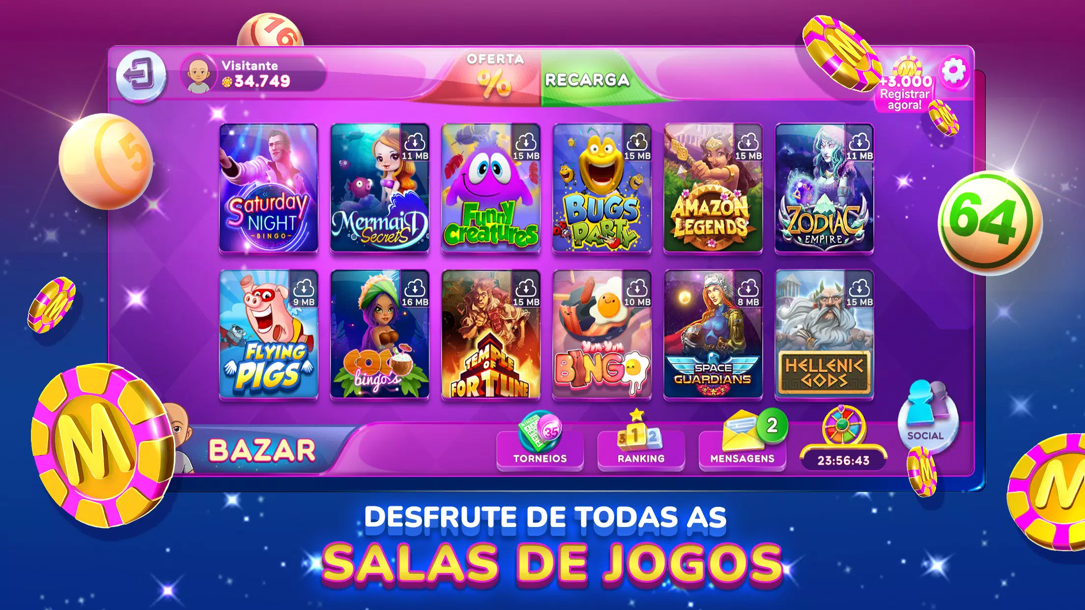 Baixar LudiJogos: Bingo·Jogo do Bicho recente 1.21.1 Android APK