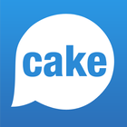 cake live stream video chat-icoon