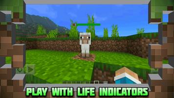 Damage Indicator Addon MCPE पोस्टर