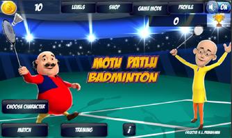 Motu Patlu Badminton poster