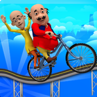 Motu Patlu Hills Biking Game ícone