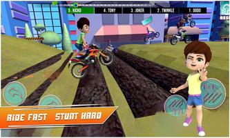 Kicko & Super Speedo Bike Game ภาพหน้าจอ 1