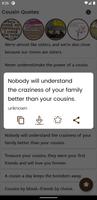 Cousin Quotes 스크린샷 3
