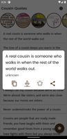 Cousin Quotes 스크린샷 1