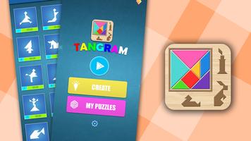 Tangram: jogo de poligrama Cartaz