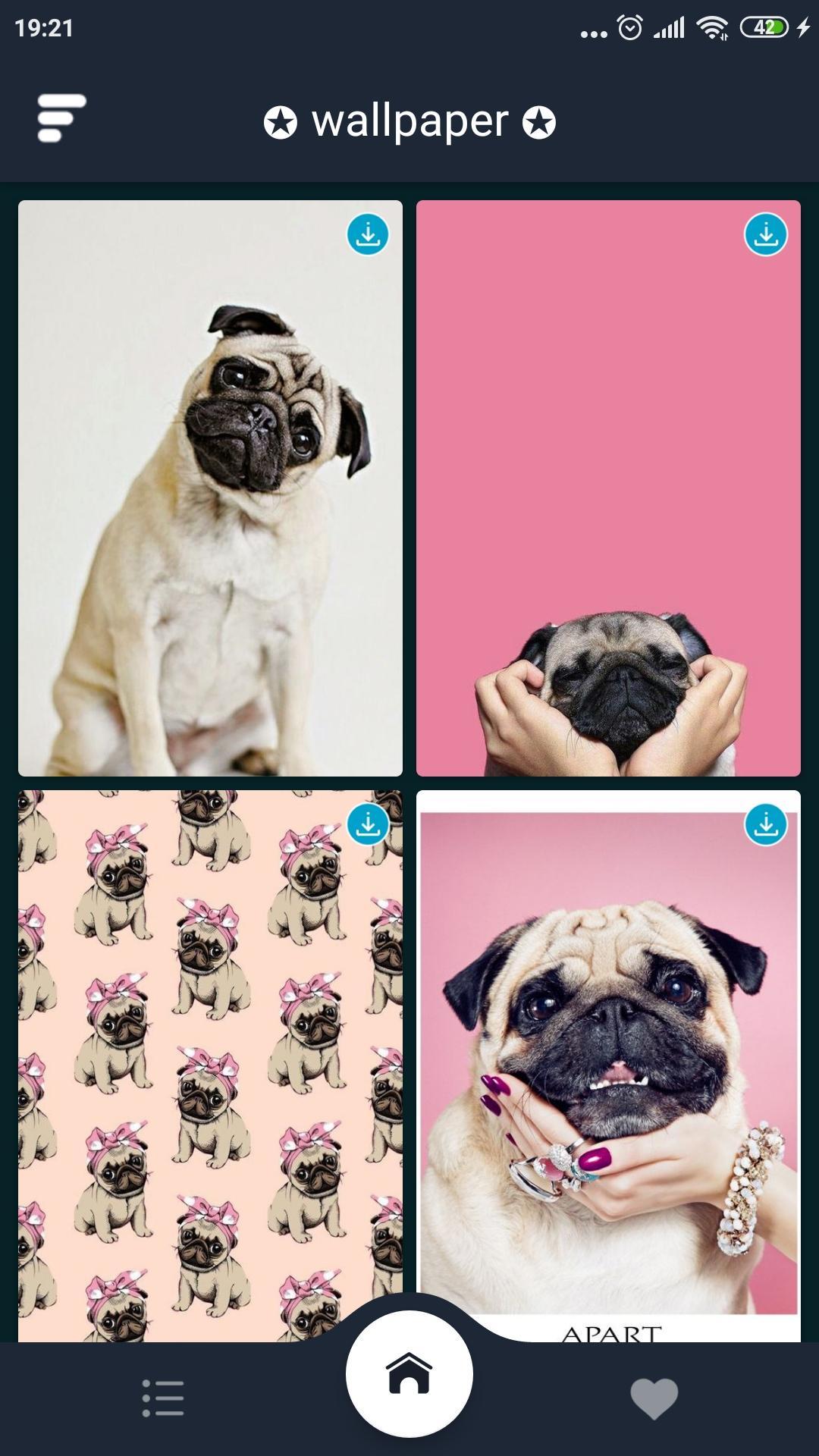 Android 用の かわいいパグ子犬の壁紙hd Apk をダウンロード