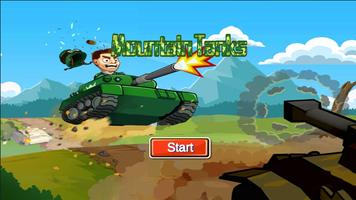 Tank Attack mountain الملصق