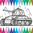 Military Tank Coloring Book