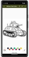 Military Tank Coloring Book syot layar 3