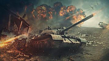 Tanks Battle Combat: Warfare स्क्रीनशॉट 2