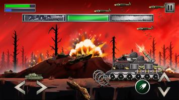Tank Fury: Boss Battle 2D Affiche