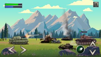 Tank Fury: Boss Battle 2D capture d'écran 2