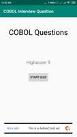 COBOL Interview Question Plakat
