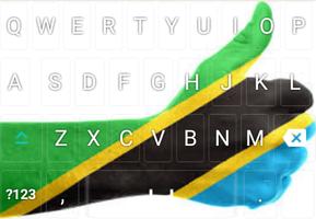 Tanzania  flag  KeyBoard capture d'écran 3