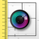 量尺 尺寸測量器 测距仪 Camera Measure 图标