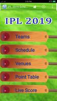 IPL 2019 Schedule poster