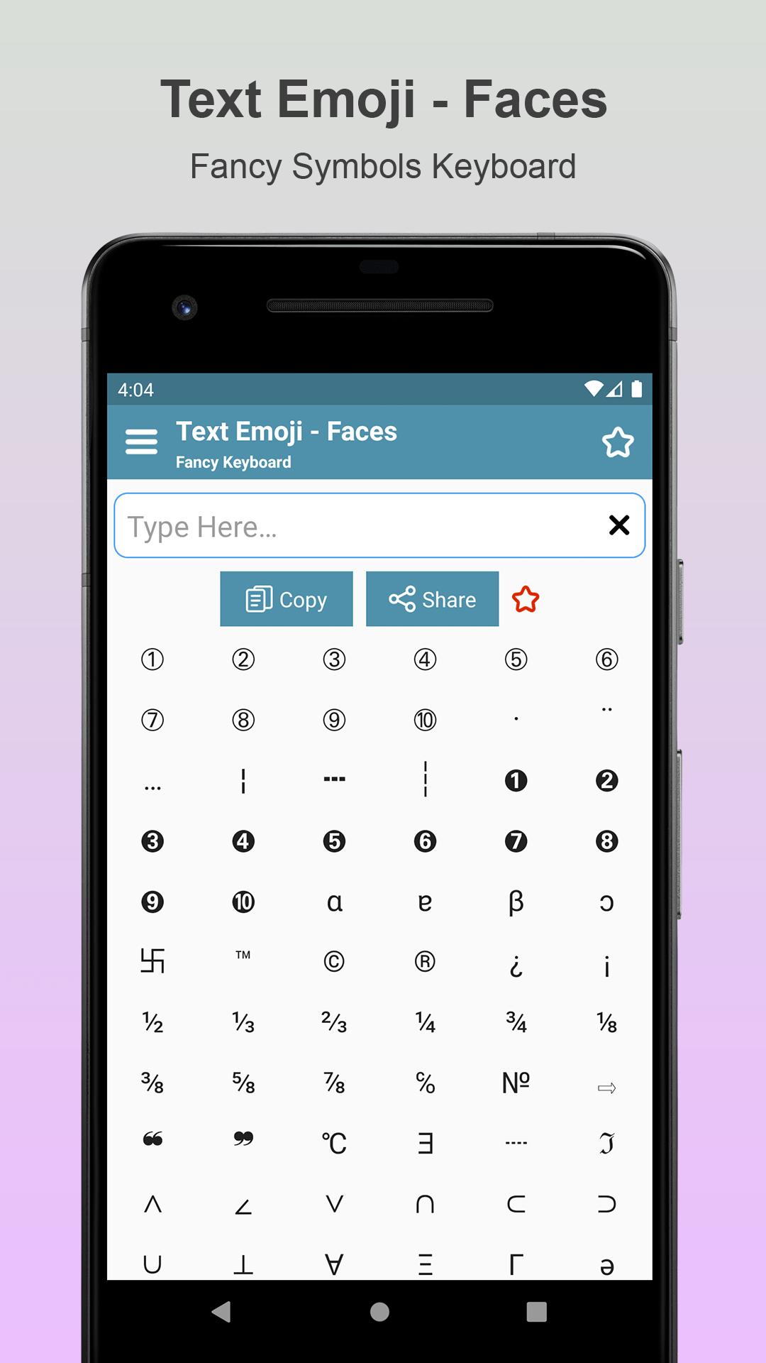 Text Face Emoticons Symbol Ascii Art Generator Pour Android Telechargez L Apk Text Face Emoticons Symbol Ascii Art Generator Pour Android Telechargez L Apk