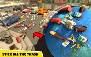 Big Garbage Roller Ball Smash 3D: Clean the City poster