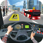 Modern Bus Drive Parking 3D Game - Free Bus Games ไอคอน