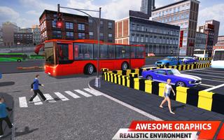 Modern Bus Drive Parking 3D Game - Free Bus Games Ekran Görüntüsü 2