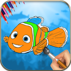 Coloring Games For All – Colorfy Sea Animals icône