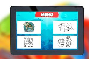 Coloring Games For All – Colorfy Sea Animals Ekran Görüntüsü 3