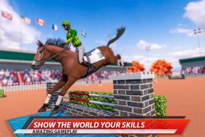 мое шоу лошади: гонка и прыжки вызов постер