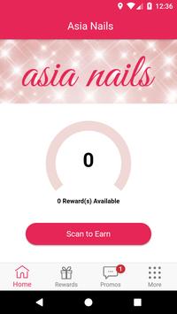 Asia Nails Rewards poster