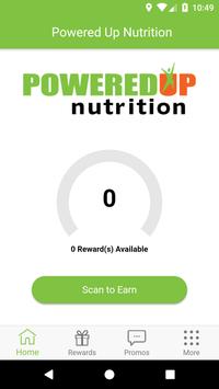 Powered Up Nutrition Rewards poster