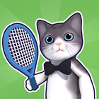 Tennis Cat 3D أيقونة