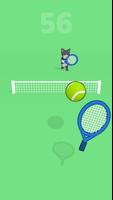 Tennis Cat 3D تصوير الشاشة 1