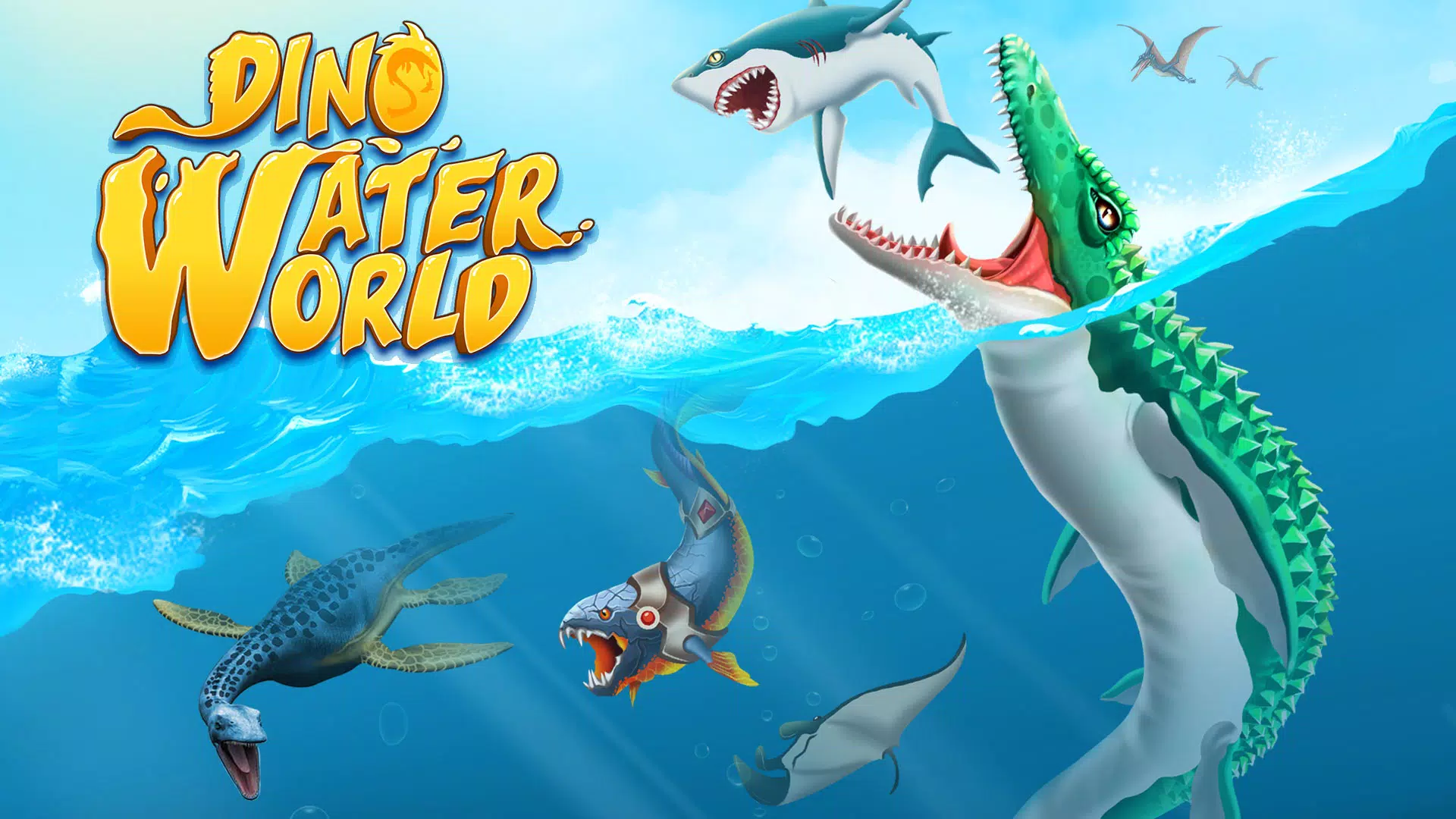 Игра ватер ворлд. Dino Water World. Jurassic Dino Water World. Дино и Шарк. Dino Water World 3d.