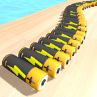Stack Battery - Count Run 3D Zeichen